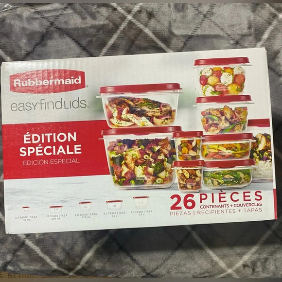 Rubbermaid Set, Tupperware 26 Piece set! New! - Picture 1 of 3
